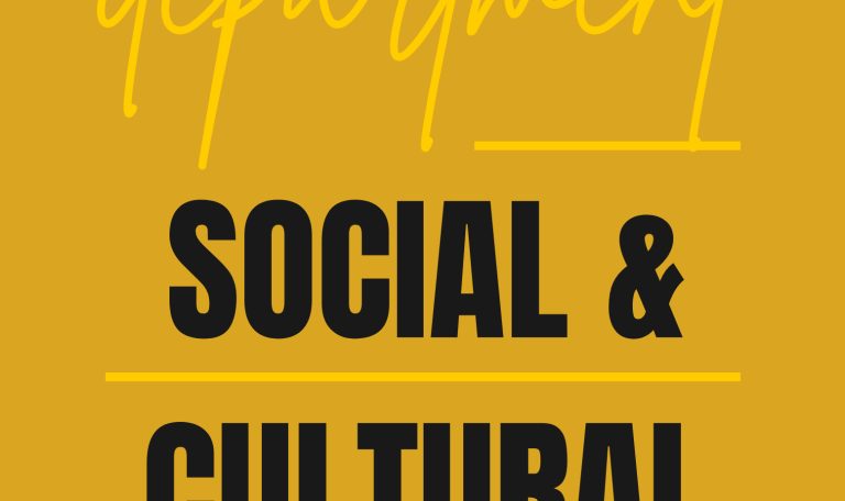 SOCIAL AND CULTURAL DEPARTMENT